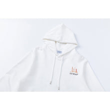 OW Lion Eagle Arrow Pattern Pullover Hooded Sweater