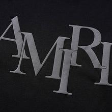 Amiri T Shirts Washed Series Foam-effect font