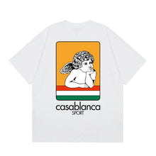 Casablanca T SHIRTS High-quality pure cotton streetwear