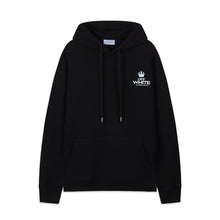 OW Black Barber Pattern Pullover Hooded Sweatshirt