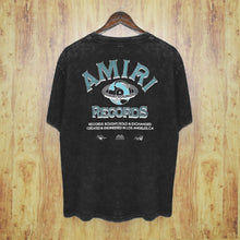 Amiri Washed Distressed T Shirt Printed Trendy Pure Cotton