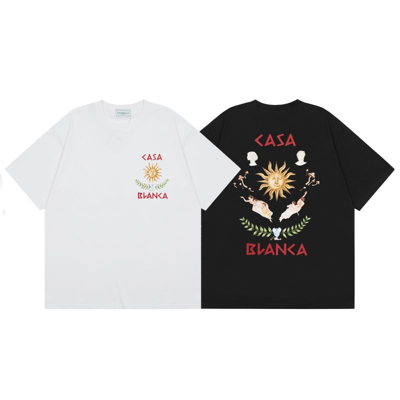 Casablanca T SHIRTS High-quality pure cotton streetwear