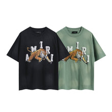 Amiri T Shirts Washed Series tiger