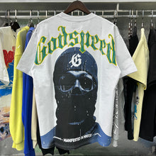 Godspeed T Shirts Masked Man Printed Cotton Crew Neck Short Sleeve Men and Women