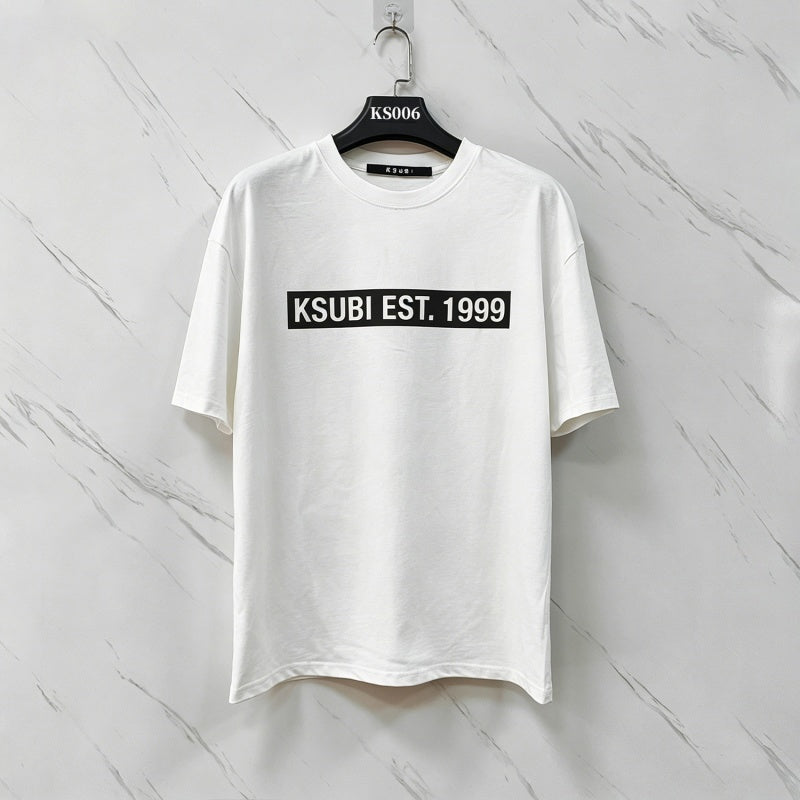 KSUBI T SHIRTS High-quality 260g 32-count double-yarn pure cotton streetwear—suitable for all seasons.