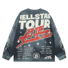 HS Long Sleeve Shirts Hip-hop loose oversize