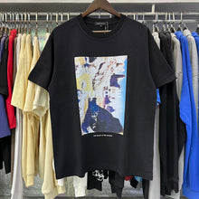 Purple T Shirts Valley of Shadows Printed Cotton Casual Short Sleeves Men and Women