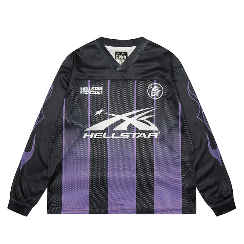 HS Long Sleeve Shirts Hip-hop loose oversize